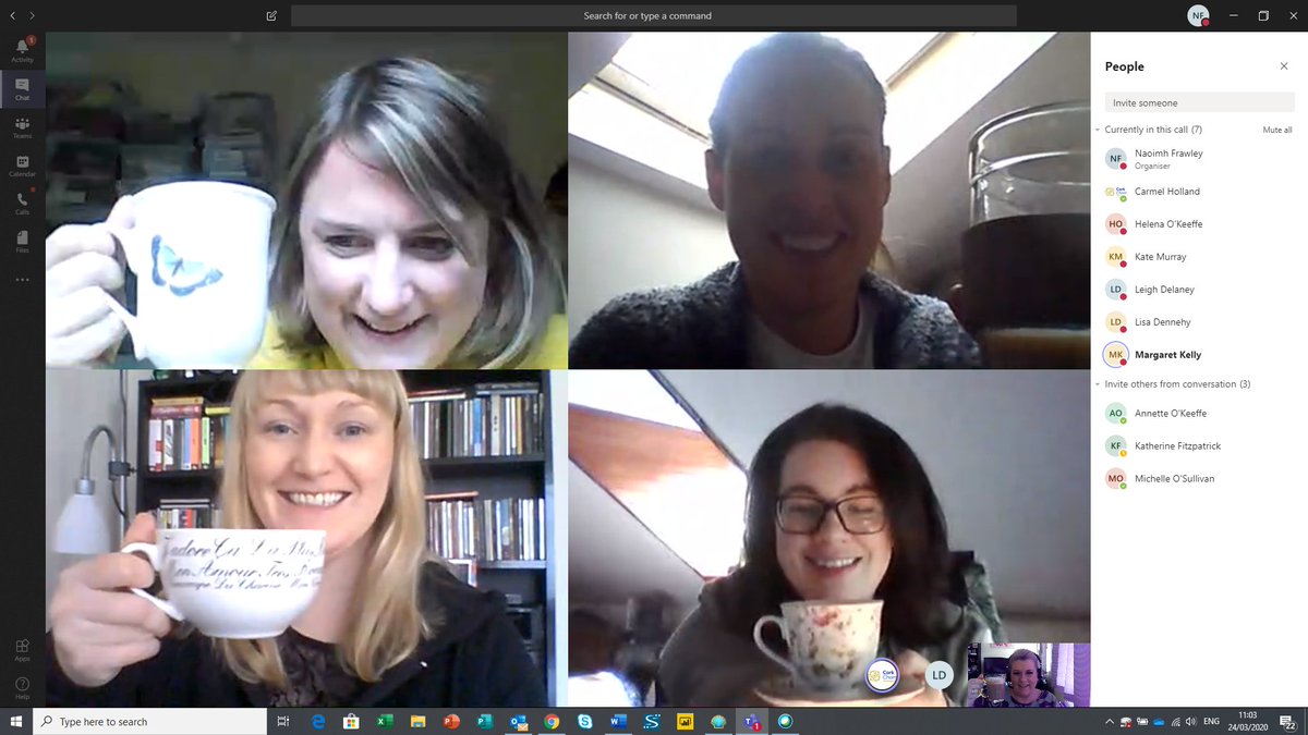 We really enjoyed our virtual coffee break this morning in aid of #Cup4Cope Great initiative running all day! Text CopeCork to 50300 to make a donation <a href="/CopeFoundation/">COPE Foundation</a> #corktogether