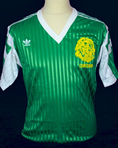ShirtCollection's tweet image. African nations shirts you say..... here’s one of our favourites from the collection, Cameroon 🇨🇲 classic adidas from the 1990 Italia World Cup Finals. 

The tournament where they endeared themselves to the world, oh and beat the holders in the opening game! 
#matchworn #adidas