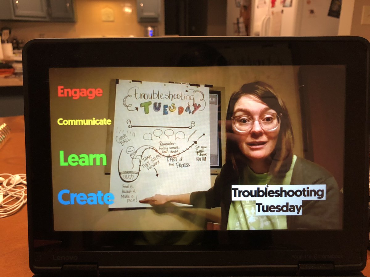 MLLAdvocates's tweet image. When life throws you curve balls, you feel it, accept it, and MAKE a PLAN. Today is #TroubleshootingTuesday! In today’s ☀️a.m. mtg☀️ we’re talking about how Ss can tackle challenges of learning at 🏠 &amp;amp; how we can truly ENGAGE in our learning. Go Globetrotters! @MaryCastleElem