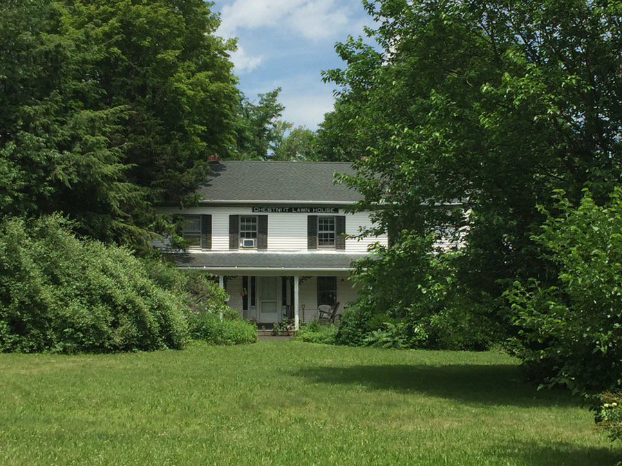 And finally, in the summers, Hannah Arendt and Heinrich Blücher liked to stay at The Chestnut Lawn House in Palenville, New York.