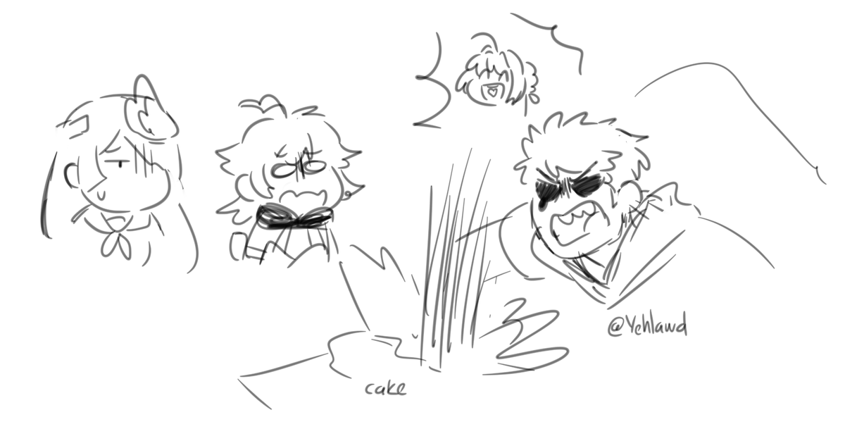 getting occupied with acnh, here's today's doodles 