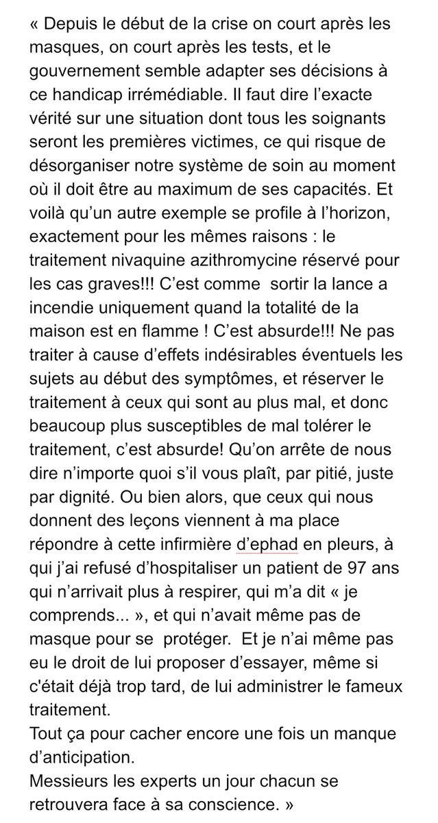 Je relaie ici ce message épouvanté que m’a fait parvenir un médecin à l’épreuve: il est urgentiste, régulateur au 15.