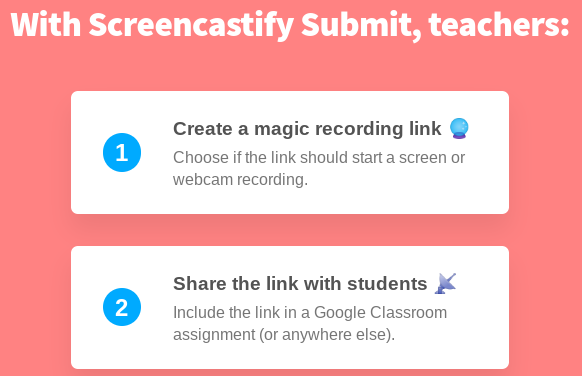 Geri_VB's tweet photo. Not only is @Screencastify now free for educators.... They are releasing a NEW feature! Students can login with Google to create and share videos back to you! #VBITS #VBAlwaysLearning https://t.co/QPUeNoNHNw