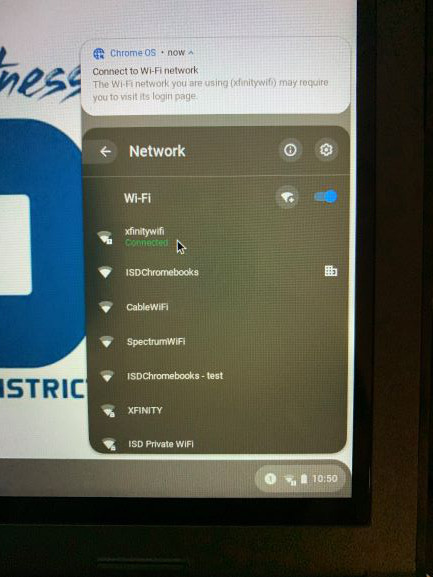ttheen23's tweet photo. ISD Family, Please spread the word that Xfinity &amp; Spectrum are offering free Internet. Search the WiFi Network in your area for "xfinitywifi" &amp; "SpectrumWiFi". Select it, Accept Connection, Surf! #isdstrong https://t.co/VzN8Q7L37W