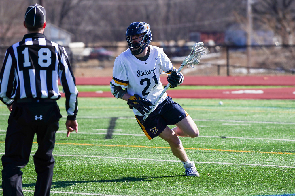 StatesmenMLAX's tweet photo. Player Spotlight

#21 - Carter Lucas - Midfield

Carter averaged 2.3 points per game and had a break out performance against #3 Cumberlands. He tallied 2 goals and an assist in one half of play. Also, he had one of the top GPAs on the team.

#EstNow #BuiltNotBorn https://t.co/UHmdeodzrd