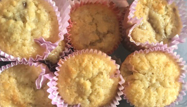 RipleyFood's tweet photo. Year 10 have been busy baking today ... Jess has made her Nana some banana muffins #keeponbaking https://t.co/L4g1Gb6EGI