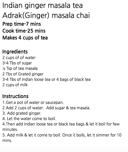 MrsA_3rdGrade's tweet photo. Ishaan and his family also channeled their inner chefs and made Indian Ginger Masala Tea! Looks delicious! Give it a try :) https://t.co/Z0HmiFTqVm