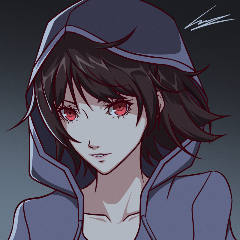 AH_Mechromancer's tweet photo. Those red Niijima eyes. https://t.co/rFQDudHgcY