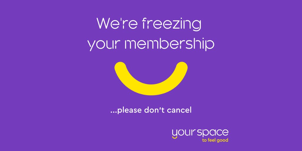 We're freezing all your memberships!

There's no need to contact us, we're taking care of everything automatically. Please don't cancel your direct debit, your PRICE FOR LIFE is locked in!