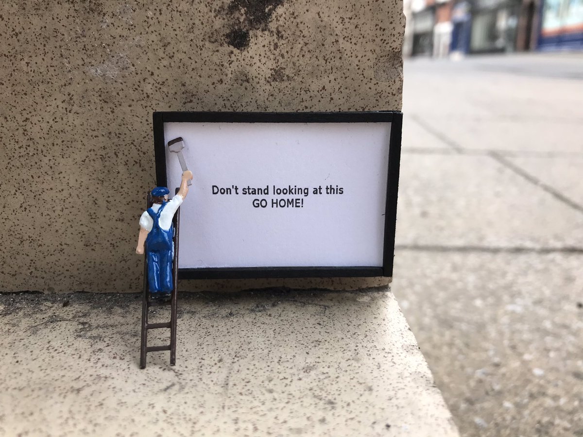 themouseprint's tweet photo. #york #yorkshire #mouseprint #coronavirus #covid19 #streetart #art #stayhome https://t.co/iMtmIYFRwC