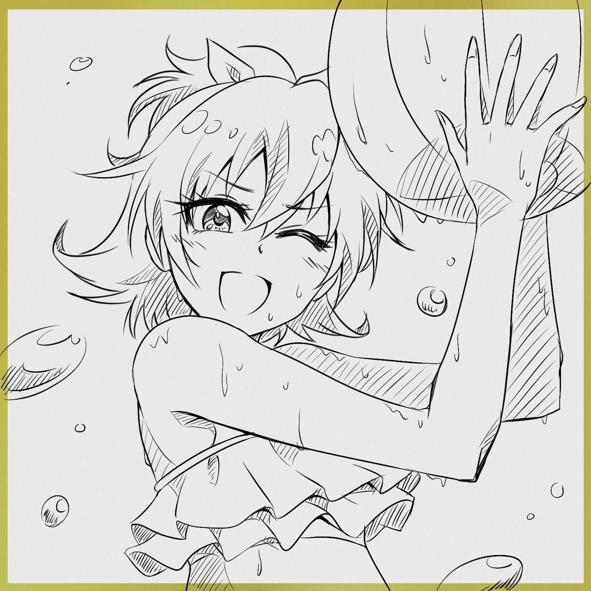 キュアぱず
ハートフルビーチスタイルマナちゃんらくがき 