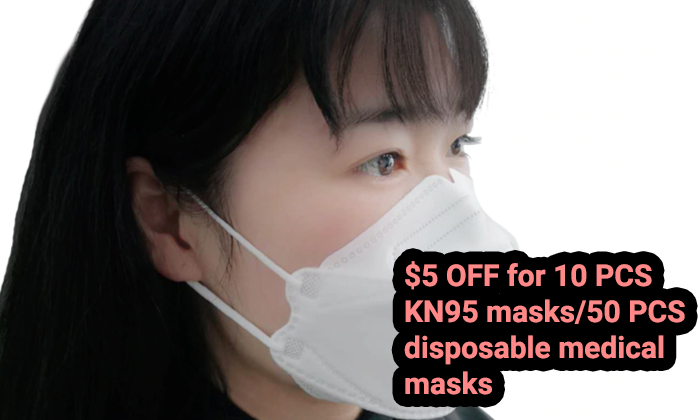 $5 OFF for 10 PCS KN95 masks/50 PCS disposable medical masks  #KN95 #masks #medicalmasks bit.ly/2WGgDpi