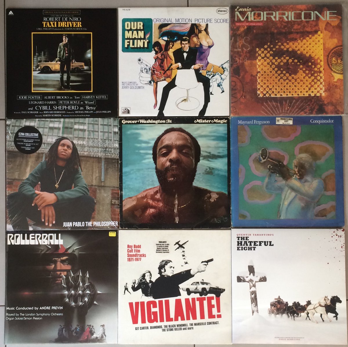 Llwyd_Owen's tweet photo. Diwrnod 2 / Day 2
Cefn wrth gefn yn cyfieithu
Back to back, baby
#vinyl #jazz #soundtracks #offerynnol #instrumental https://t.co/yBCD4nxgjS