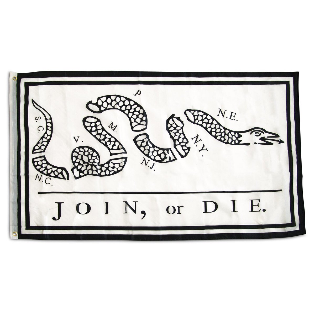 Fitzuvt's tweet photo. A new caption for Ben Franklin’s cartoon:  “Distance and Live!” https://t.co/l9rhbd5kBH