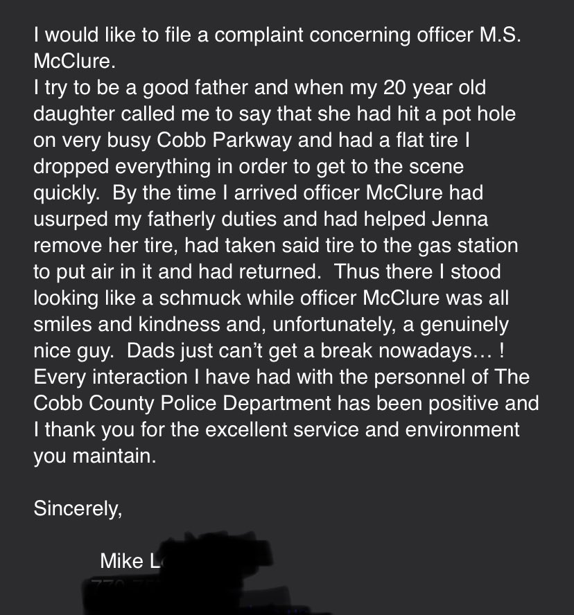 Cobb County Police on Twitter "A was emailed in today. 