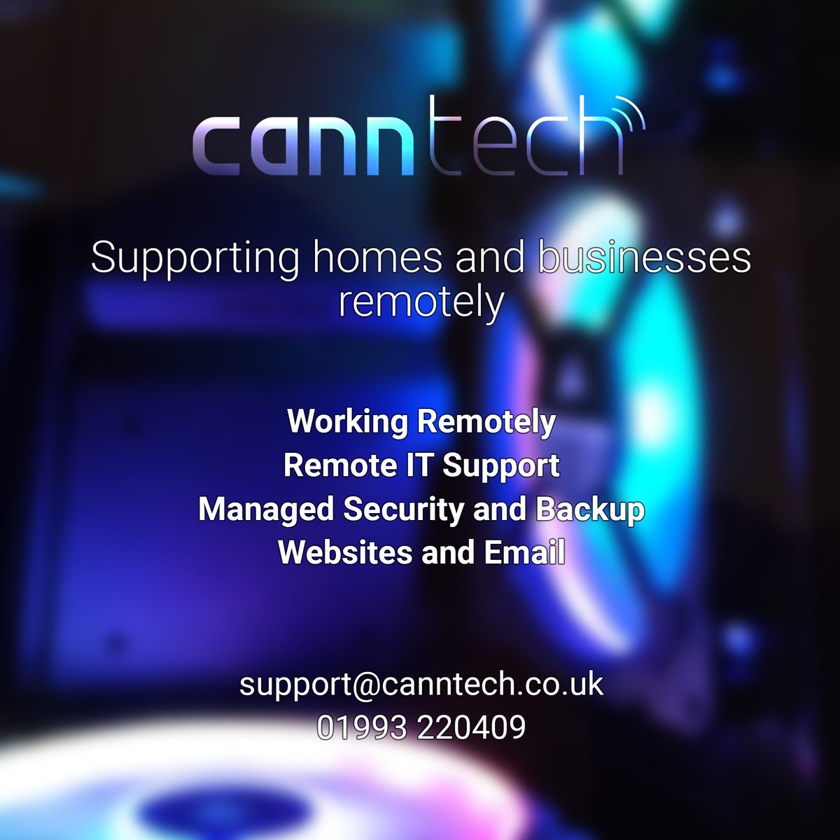 Canntech's tweet image. Harry still has your IT covered remotely. If you run into any technical issues, or need some help and advice on working from home, please get in touch! 💻🌍👍