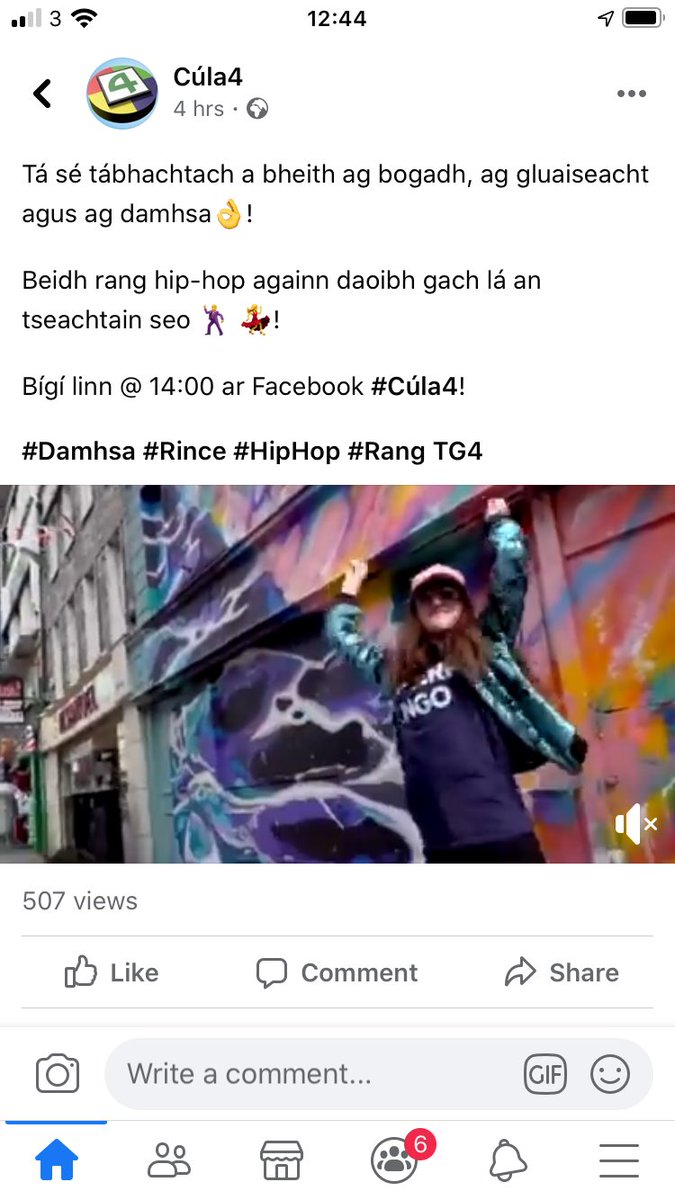 MrsNeills's tweet photo. A hip hop class on  the Cùla 4 Facebook page daily this week at 2 o’clock .    Why not give it a go !! https://t.co/fmkEci9SIv