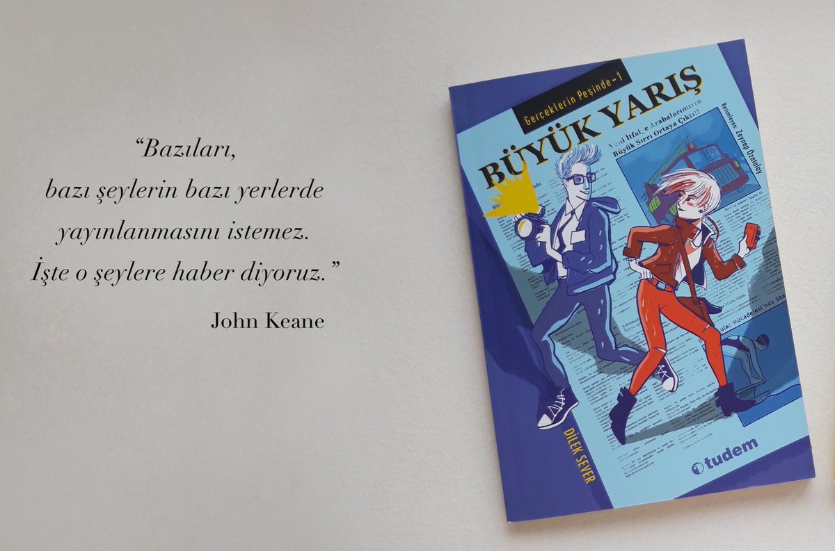 büyük yarış 3.baskısını yaptı. 
çocuklar gazeteciliği sevmiş, yaşasın! 

yaş grubu: 8-13
çizer <a href="/zeynepozatalay/">zeynep özatalay</a> 
yayınevi <a href="/tudemyayingrubu/">Tudem Yayın Grubu</a>