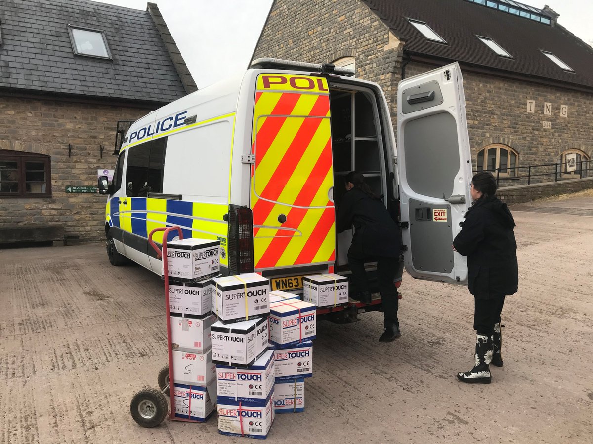 On behalf of the A&amp;S Local Resilience Forum we’d like to extend a huge thank you to Michael &amp; <a href="/emilyeavis/">Emily Eavis</a> for providing frontline emergency service workers &amp; NHS staff with thousands of litres of hand sanitiser, gloves &amp; face masks due to be used <a href="/glastonbury/">Glastonbury Festival</a> 2020. #SafeTogether