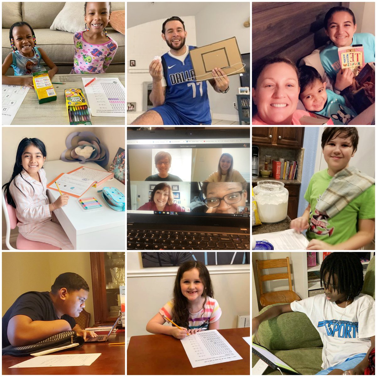 mansfieldisd's tweet photo. It’s day 2 of online learning, and we want to thank the parents &amp; teachers! You guys are ROCKSTARS! We know it's been an adjustment, so thanks for being flexible &amp; doing what you can to support education at home. You’re doing great. We’ll make it through together. #WeAreMISD♥️ https://t.co/kyeLzX2oWT