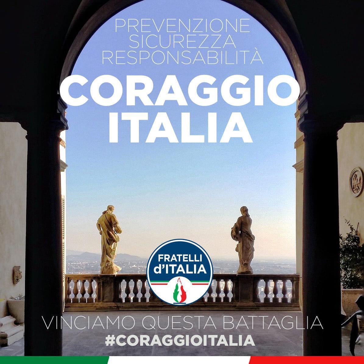🔵Vinciamo questa battaglia. Coraggio, Italia!