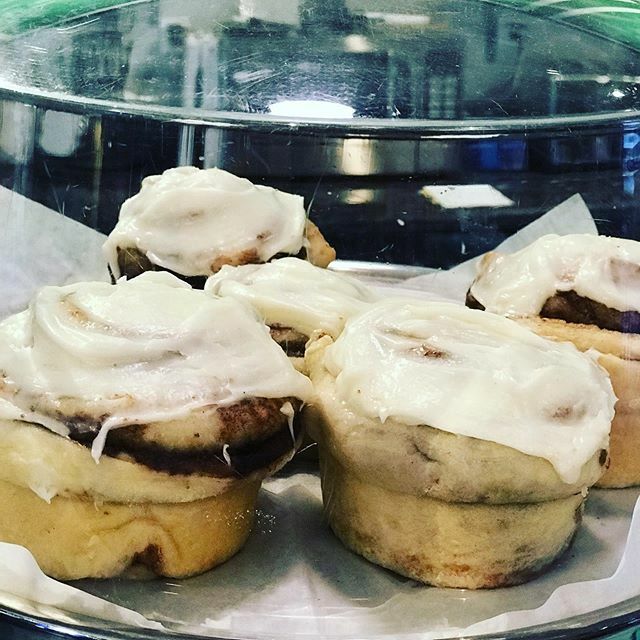 CFCoffeeShop's tweet photo. These will make your day much better! Warm, gooey and SWEET!  Take out a curbside available!  Call ahead and we will have it ready when you arrive! #coffee #ineedthis https://t.co/E2HkpMqnHv https://t.co/3YHltUFd4b