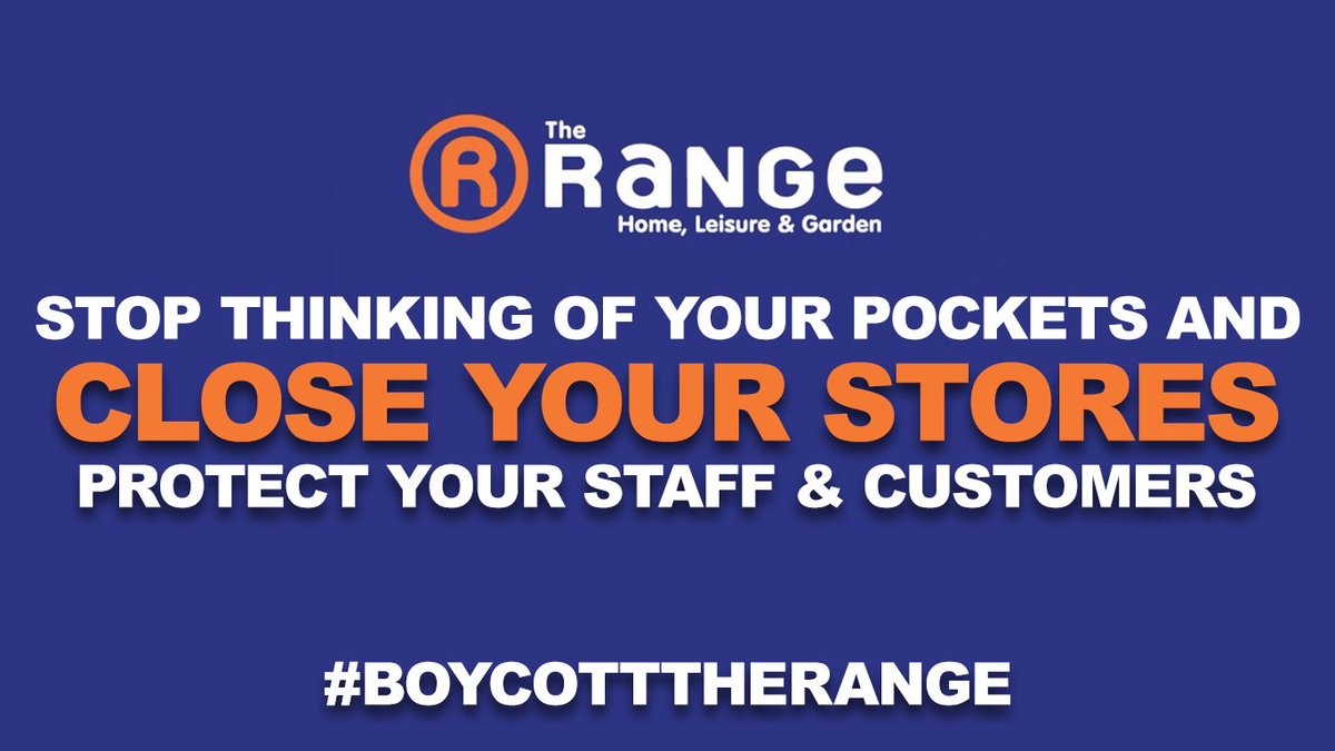 KingMageePhotos's tweet photo. @CLOSETHERANGE1 @TheRangeUK Let's get this image around everyone, my wife works for them and this is disgraceful #boycotttherange #COVIDー19 https://t.co/mmSmTpUsvh