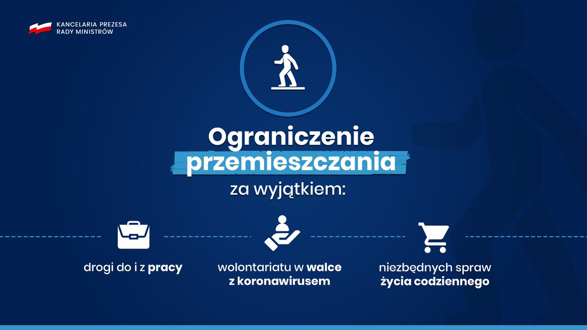 Wprowadzamy nowe zasady bezpieczeństwa w związku z #koronawirus❗️

📰Czytaj więcej: gov.pl/web/koronawiru…