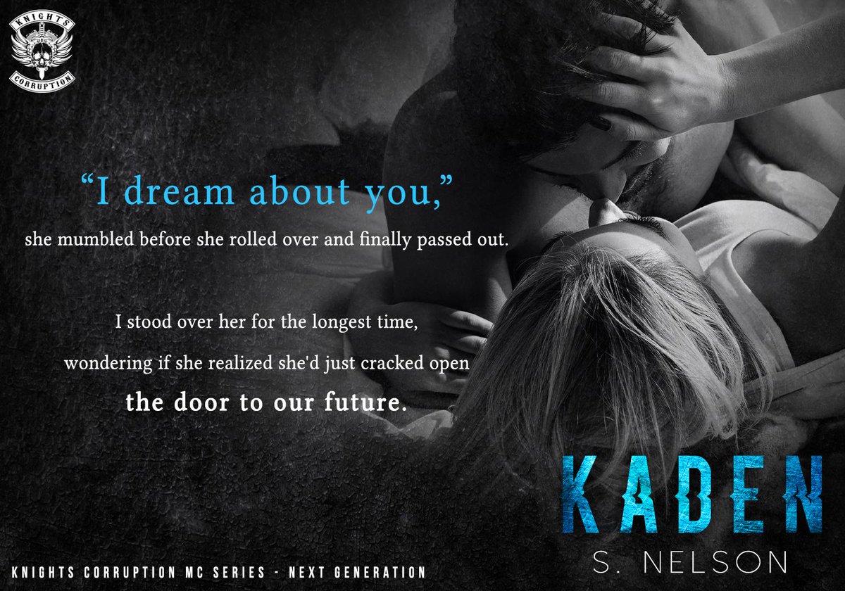 authorsnelson1's tweet photo. #TeaserTuesday #NewRelease #KADEN #NowAvailable #OneClickReady #KCMC #NextGen
Kaden: Knights Corruption MC-Next Generation, Book 1
Purchase link: https://t.co/8vkOgOcyyS https://t.co/ovfiFZ41WA