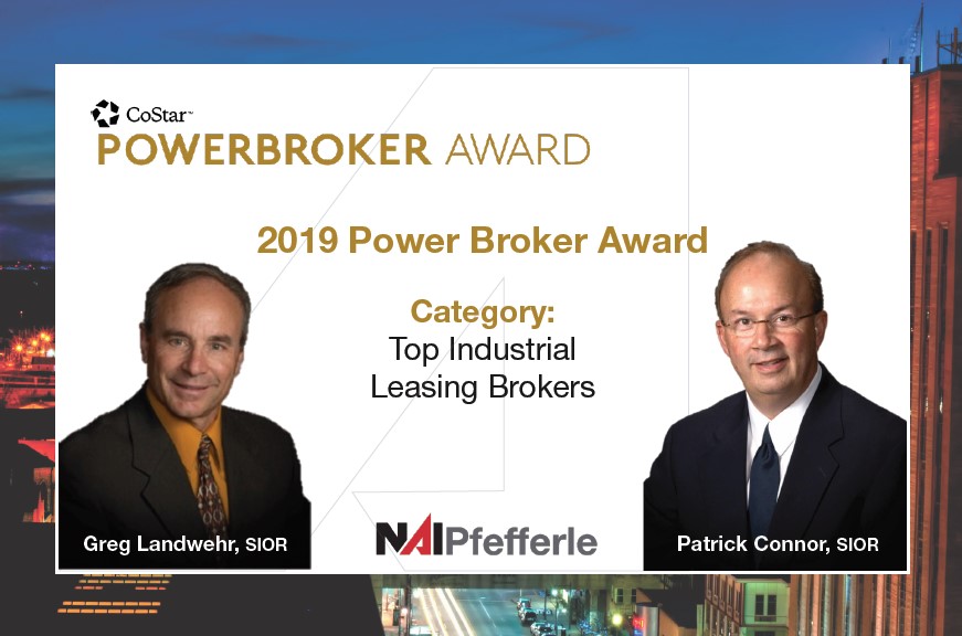 NAIPfefferle's tweet photo. We are pleased to announce that two of our very own were named Top Industrial Leasing Brokers of 2019.  Congratulations Greg &amp; Patrick!  #wearepfefferle  #commercialrealestate  #awards  #realestate  #wisconsincre https://t.co/MBvWiSIdRd