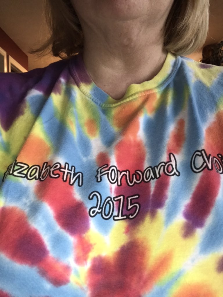 _kochs's tweet photo. @ABMilliren I am wearing my Tye Dye today! Remember this shirt?! #choirshirtsrock #tyedyed #EFspiritweek https://t.co/VhzaDIPAEz