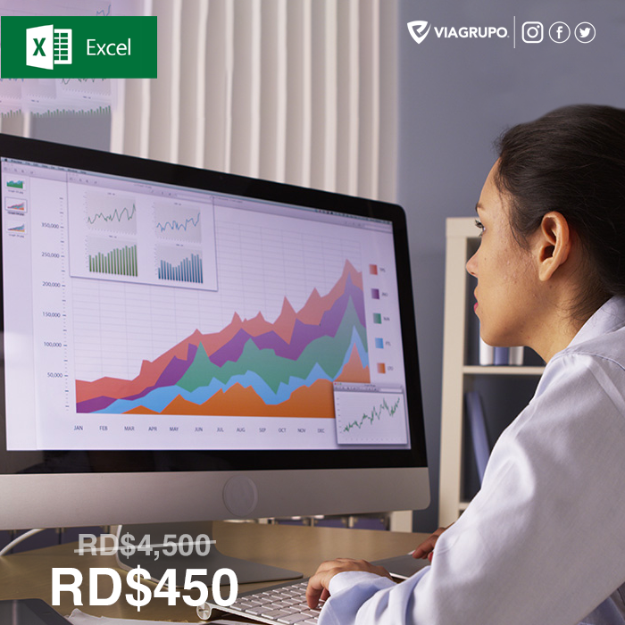 Viagrupo's tweet photo. ¡Aprovecha el tiempo en casa para capacitarte!

Curso Online de lecciones de #Excel de 3 niveles en Ahora Capacitaciones por solo RD$450.

Aprovecha el descuento en 👉 https://t.co/W8nPV7IcMx https://t.co/QYXDow1Bs4