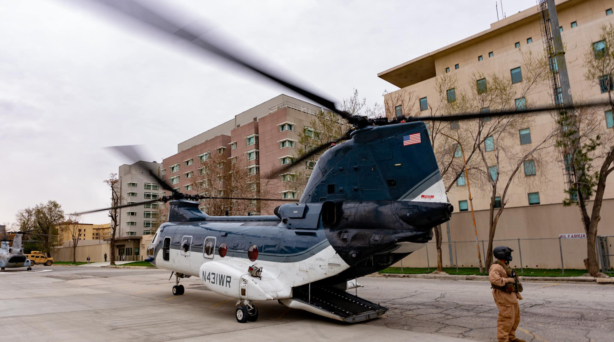 アフガニスタン撤退U.S.Navy CH-46D ミリタリー ジオラマ