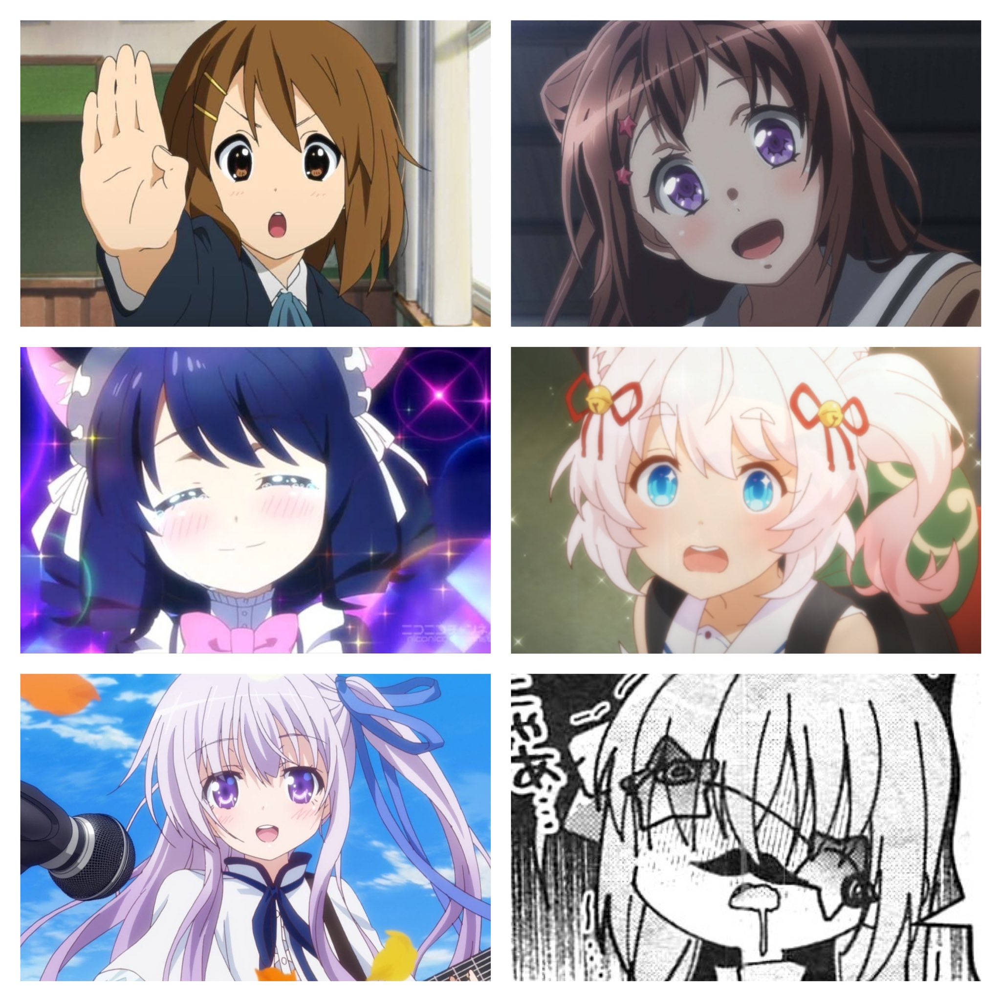 スシツネ No Twitter ガールズバンド系作品の主人公 あ 一応まともなのも作った ぼっちがアニメ化したら更新する予定 けいおん バンドリ Sb69a 天使の3p ぼっち ざ ろっく