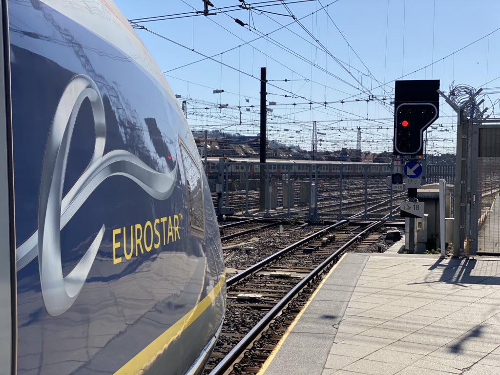 TrainManagerJo's tweet photo. Hello  and welcome aboard @eurostar  #ES9141 taking those with essential travel needs to #London. If you’re travelling with us today , I’m available here to answer your journey related questions https://t.co/3sNHFB4IhD