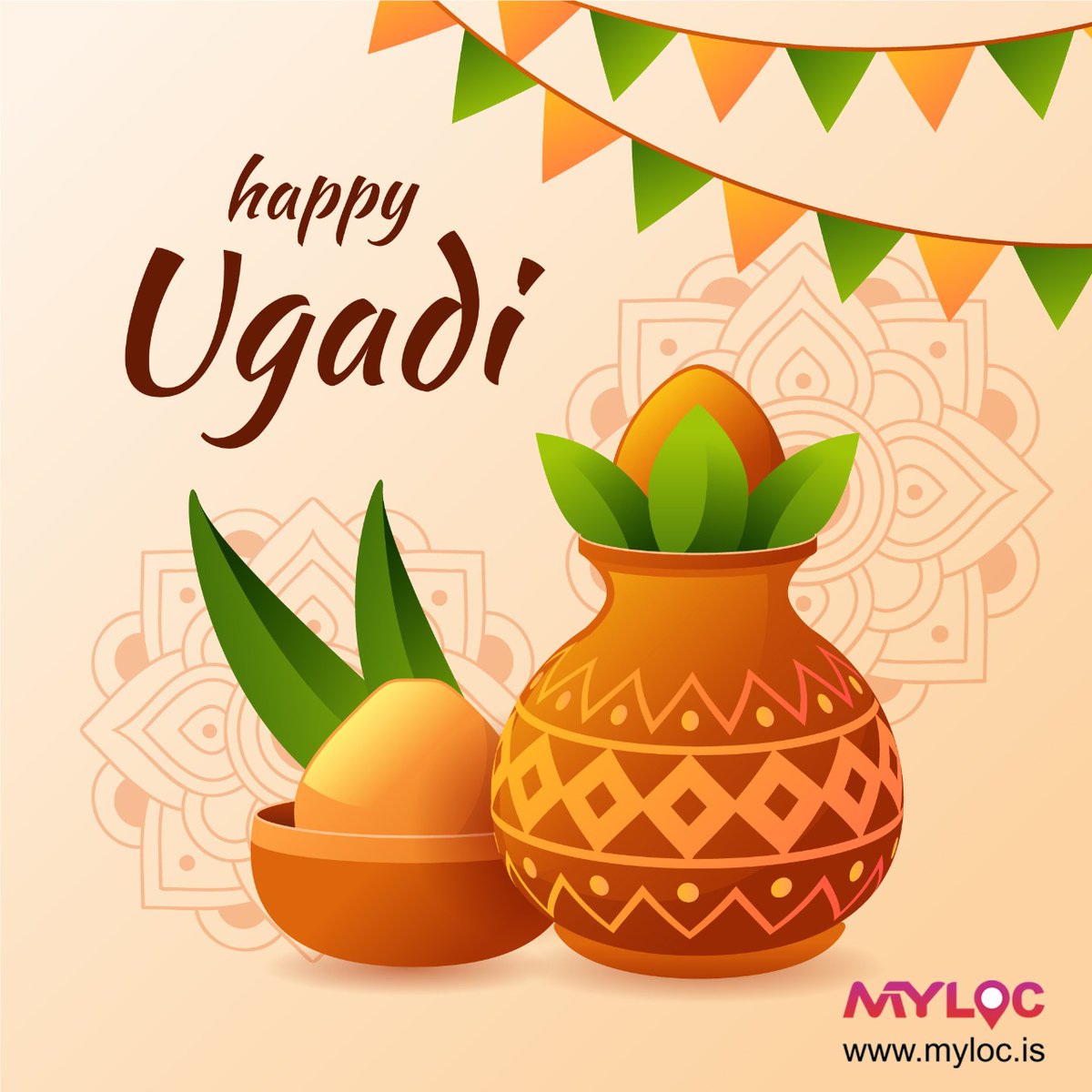 MyLoctweets's tweet photo. MyLoc wishes you and your family a very Happy Ugadi. 

This Ugadi let's celebrate it at home.
Stay quarantined, Stay safe!

Link: https://t.co/vpZjFwzmhD

#locationsharing #maps #findaddress #navigation #myloc #travel #phonedead #driving #newlocation https://t.co/fFY4bWTVCA