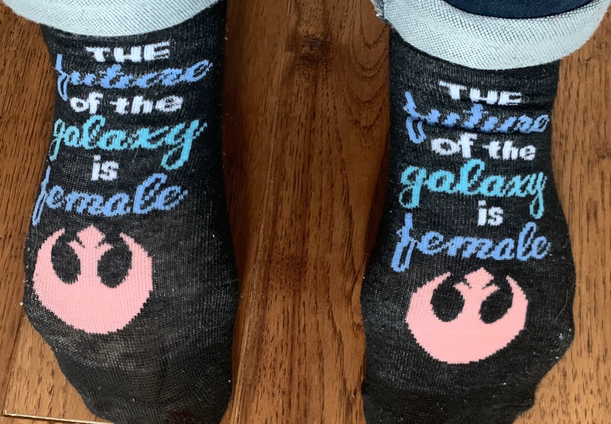 Day 2 <a href="/Mehlville_HS/">Mehlville High School</a> virtual spirit week- crazy socks and go for a walk. Is it crazy to think that the future is female??? NOPE! Shoutout to my cadet for the awesome Xmas gift! <a href="/MehlvilleHOSA/">Mehlville HOSA 👩‍⚕️👨‍⚕️</a> are you participating?      #WeAreMehlville #PanthersNotOnTheProwl