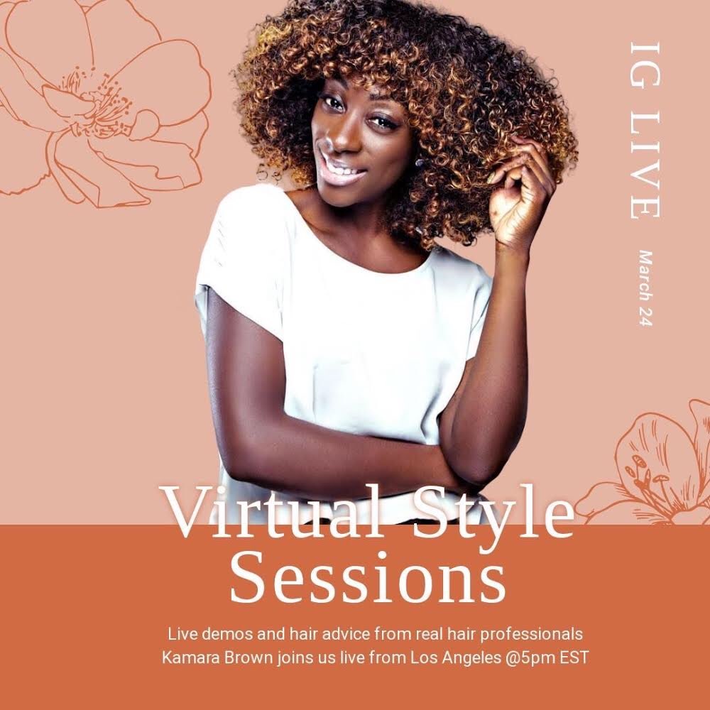 Today we’re kicking off a Virtual Style Session with hair professionals designed to give hair tips, techniques and live styling demos of hairstyles you can create at home without your hairstylist. Tune in <a href="/5pm/">5pm.co.uk</a> est IG Live