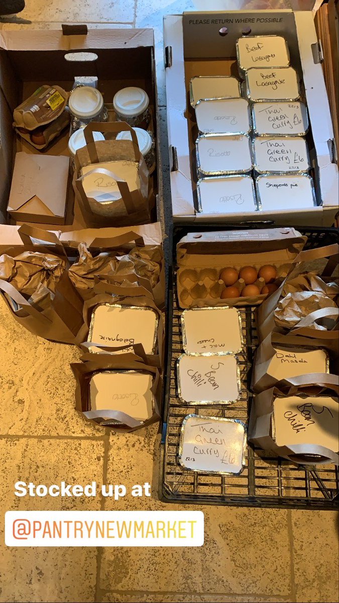Tough times but we are happy to be able to support <a href="/PantryNewmarket/">The Pantry Fine Food</a> 🥘 #Staysafe