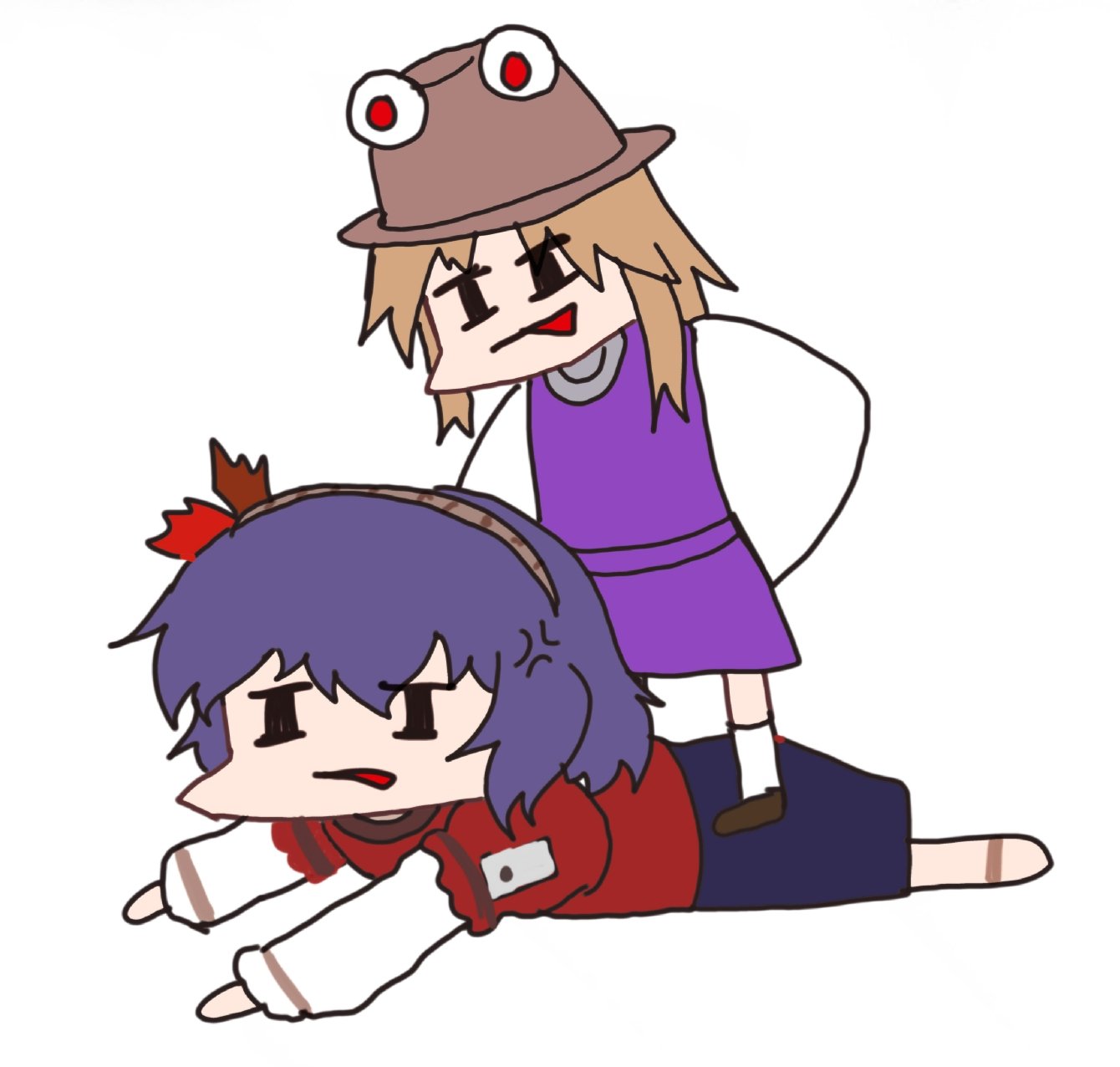再抽卡就剁手on Twitter すわかな すわかな 東方project 八坂神奈子 洩矢諏訪子https T Co I9lmu6cp92 Twitter