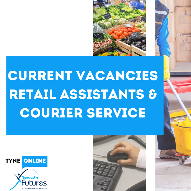 TyneOnline's tweet photo. We've compiled a list of the URGENT Jobs in Courier Service &amp; Retail:

Find the full list here ➡️ https://t.co/HwhCOZhFQX https://t.co/228ReseypZ