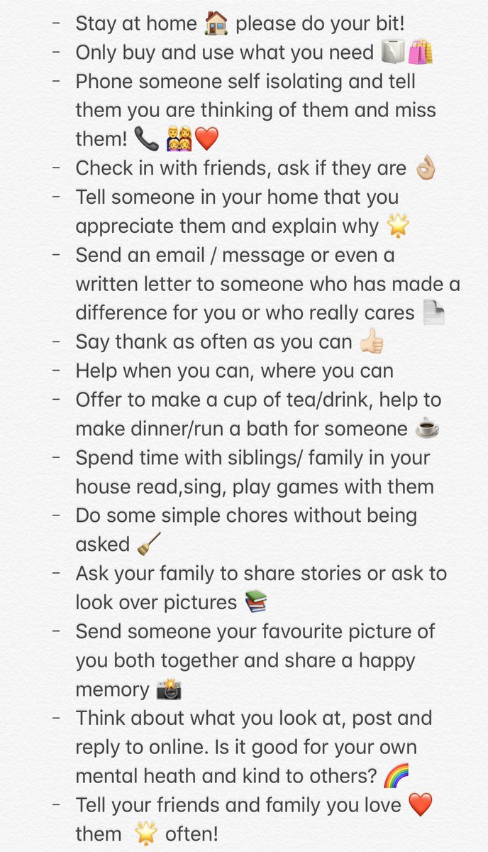 MrsPatersonLHS's tweet photo. My favourite CU task has always been Random acts of kindness. I really believe that in the darkest of times that kindness can shine the brightest. When all of this is over we will remember how people made us feel and the moments that gave us the most hope: here’s what you can do https://t.co/cUot6OCNWD