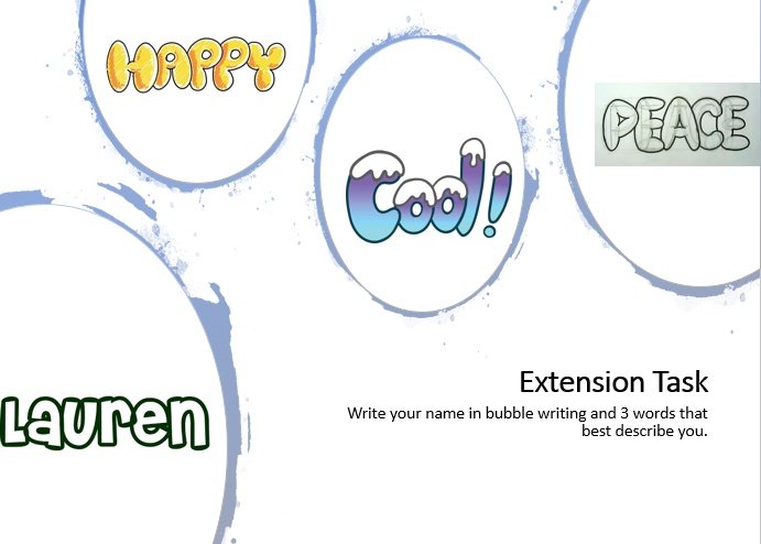 Hey <a href="/StDavidsHS/">St David's HS</a> S1&amp;2 Pupils and others!

Calligraphy is a useful tool to express yourself creatively. Try this out and tweet your response.

Using this helps make your work look more professional and will set you up well for Senior school and portfolio work.

#ASPIRE