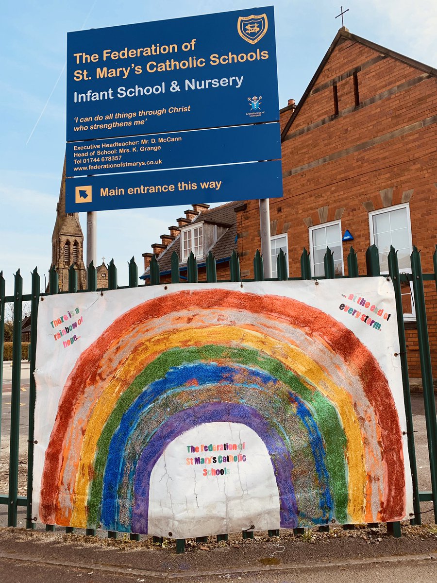 hesketh_miss's tweet photo. 🌈 There is a rainbow of hope at the end of every storm 🙏🏼 #MoreThanASchool  @ExecHTStMarys @KGrangeStMarys https://t.co/a2iSTVvOso