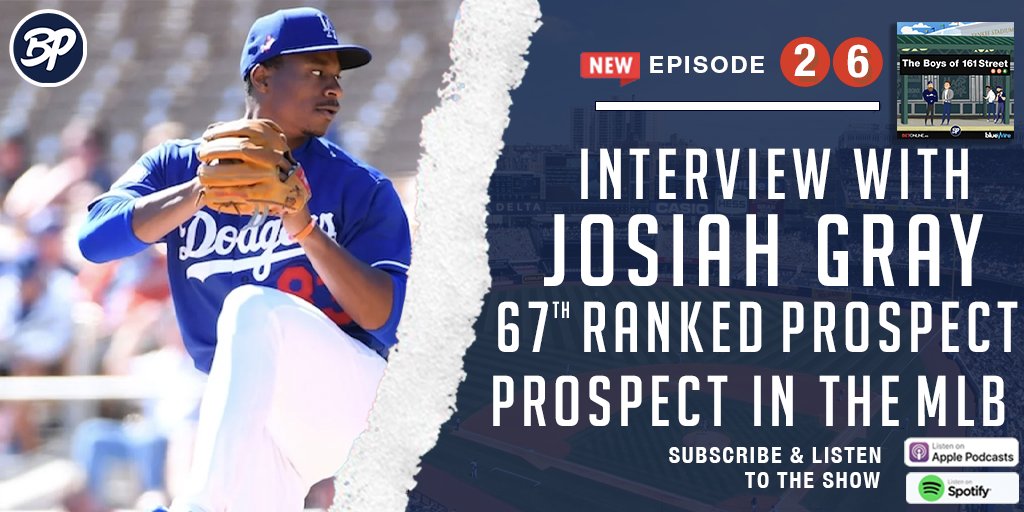 The161Boys's tweet photo. New @The161Boys Episode 26 today 3/24!

Interview with 67th ranked Prospect in all of baseball @JGrayy_  Hope you guys enjoy it!

📲Listen here: https://t.co/f2kt9yHhI4 https://t.co/GQG0f6Q3HR
