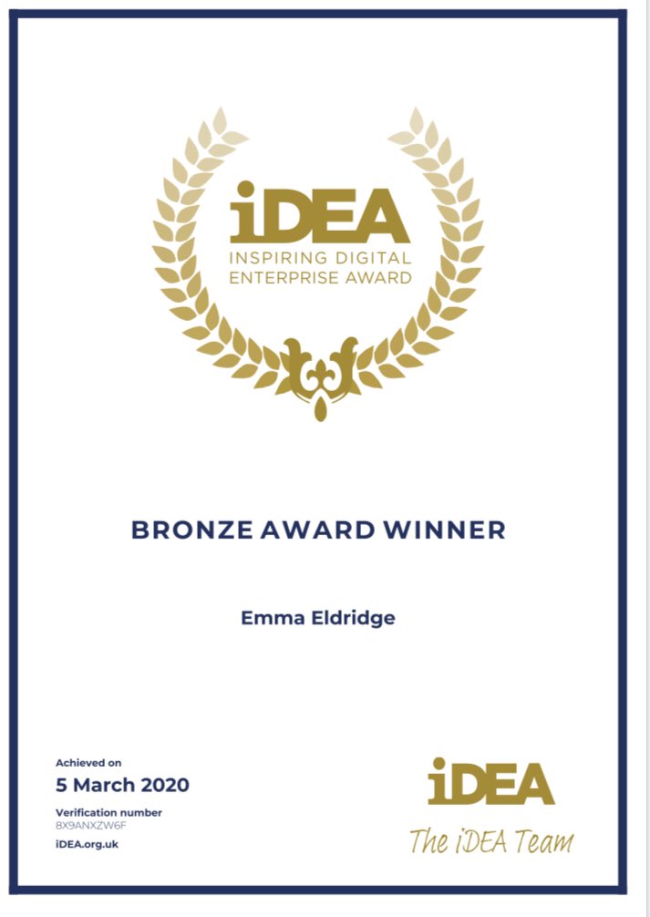 We didn’t get to celebrate this before the school shut but congratulations to Emma, Issac, Joshua L, Sarah, Aiden and Joshua N in S3 for gaining their Bronze Award from iDEA on Inspiring Digital Enterpsise. Certificates in post from Buckingham Palace <a href="/BeeslackHigh/">Beeslack CHS</a> #strivetobe