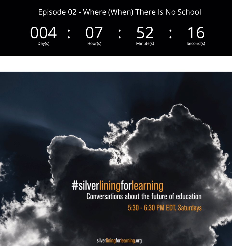 superbookninja's tweet image. “When (where) there is no school’ episode #2 on weekly discussion podcast: #silverliningforlearning  My IU Prof, Dr Bonk joins leaders in emerging learning technology to discuss big issues in light of Corona Virus and school closings.