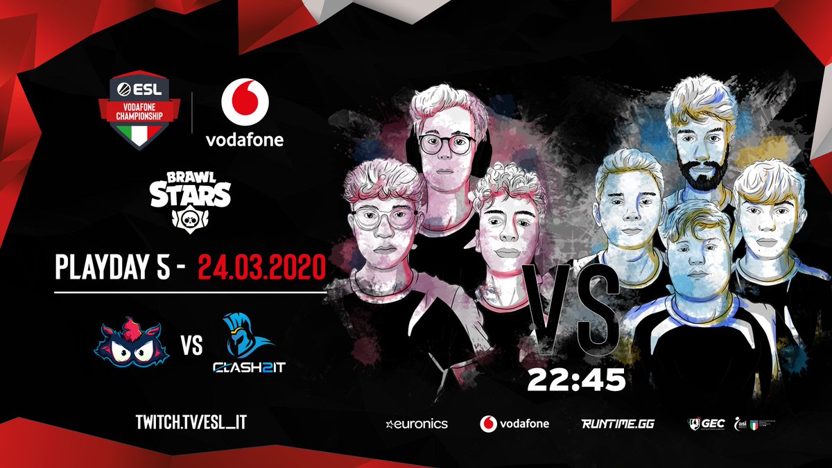 Racoon_esport's tweet photo. Quinta giornata di ESL Vodafone Championship! ๐
Stasera affronteremo i @clash2it!
Quando? Alle 22:45! ๐
Dove? Su https://t.co/oefi75tVwm ๐
@ESLItaly @vodafoneit
#EVC #EVCBS #FangsAndClaws #PlayFaster https://t.co/8xbRbwZ8MP