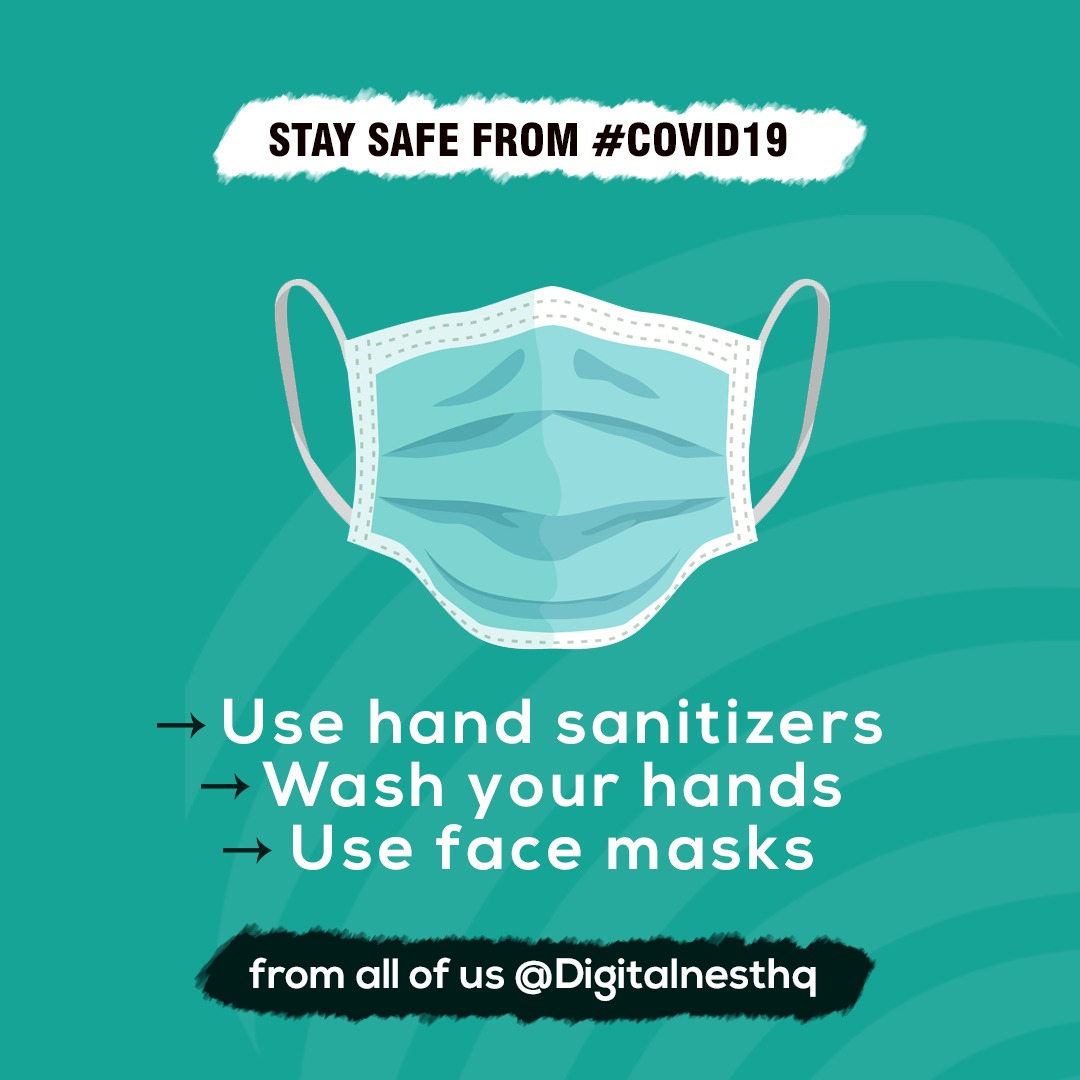 DigitalNestHQ's tweet photo. Please do all within your ability to stay safe and healthy!

We care about your health!!! https://t.co/dzuN970jYN