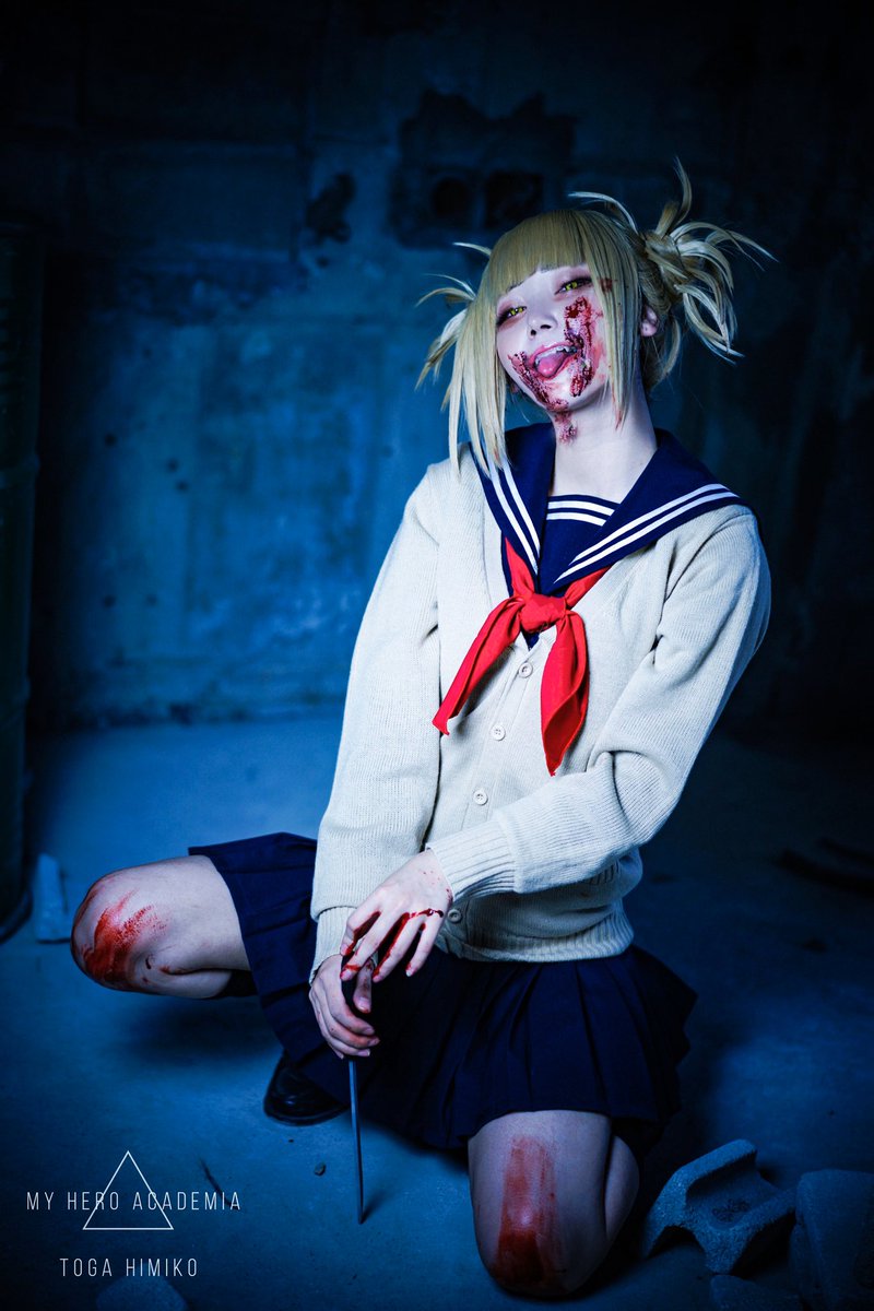 risa_smash's tweet photo. 【コスプレ】
※血糊注意
MHA/トガヒミコ

photo
1~2枚目:りくりく(@riku_ranlove )
3~4枚目:月原(@tukihara_lgk )

#risamaru_cos https://t.co/tEli7UC0d8